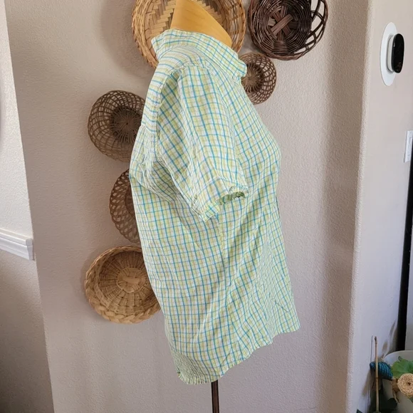 Rockies Women's Short Sleeved Button Up Sz XL - Picture 4 of 6